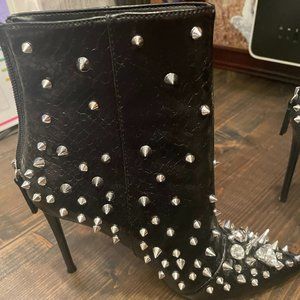 Steve Madden Spiked Boots!  Great condition..